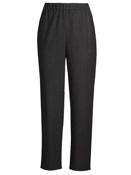 Шерстяные брюки-галифе до щиколотки Eileen Fisher, цвет charcoal