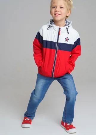 Комплект: джинсы, ветровка, Футболка для мальчика