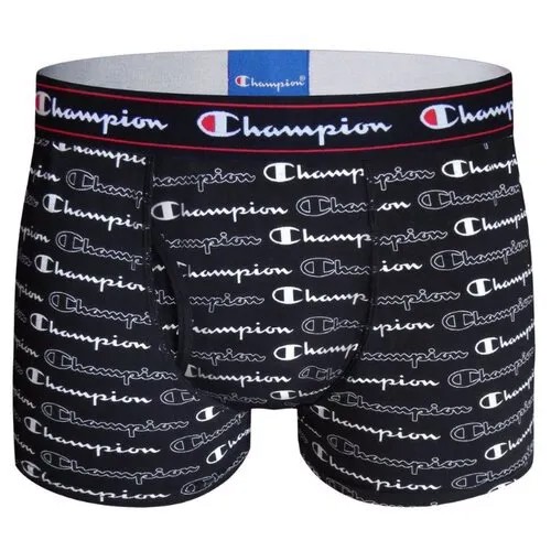 Champion Трусы Боксеры Rochester, гульфик с карманом, размер 50-52, черный