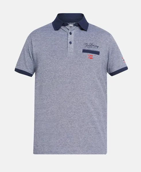 Рубашка поло Geographical Norway, темно-синий