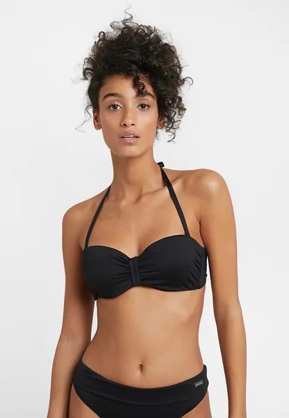 Верх бикини WIRE BANDEAU Bench, цвет black solid