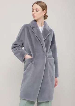 Дубленка женская ALEF 7024/95 голубая 50 RU