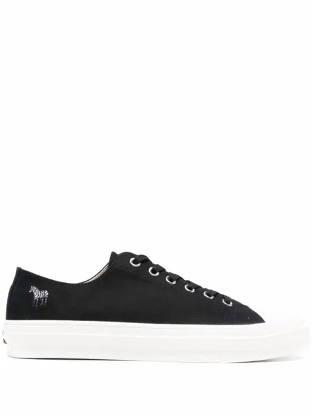 PS Paul Smith кеды с вышивкой, черный