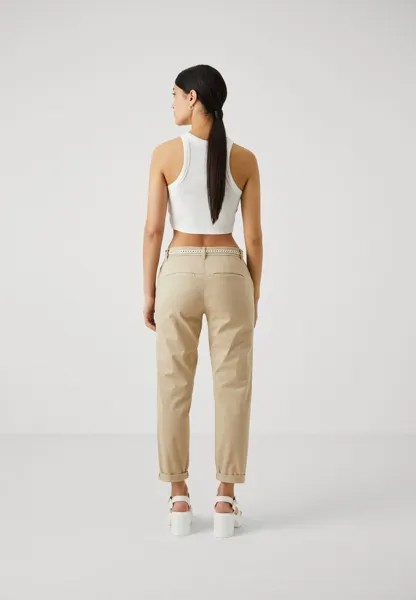 Брюки Onlbiana Belt Only, белый перец