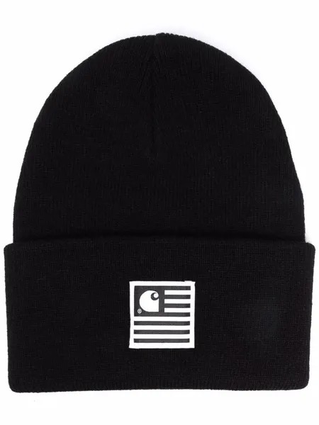 Carhartt WIP шапка бини с нашивкой-логотипом