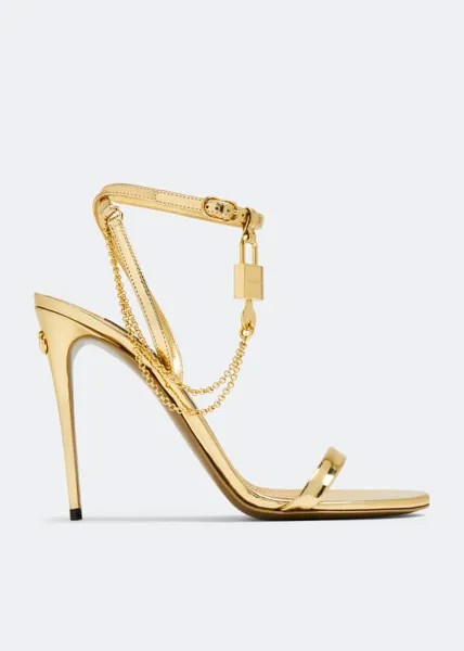 Сандалии Dolce&Gabbana Calfskin, золотой