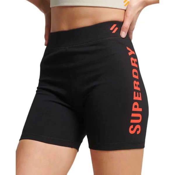 Леггинсы Superdry Code Core Short, черный