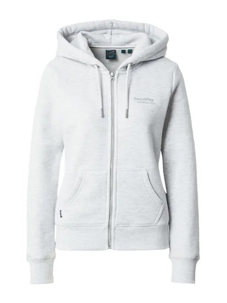 Худи на молнии Superdry ESSENTIAL, пятнистый серый