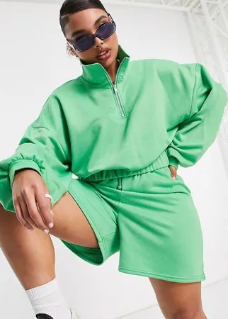 Зеленые шорты в стиле 70-х от комплекта ASOS DESIGN Curve-Зеленый цвет