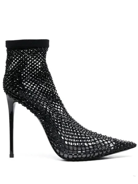 Le Silla туфли Gilda 120 с кристаллами, черный