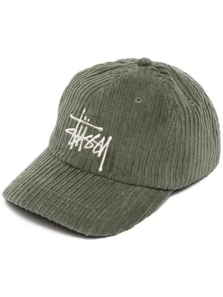 Stussy вельветовая кепка Low Pro