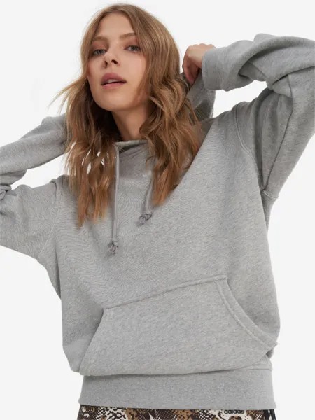 Худи женская оверсайз adidas, Серый