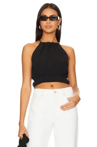 Топ Bella Dahl Clinch Waist Halter, черный