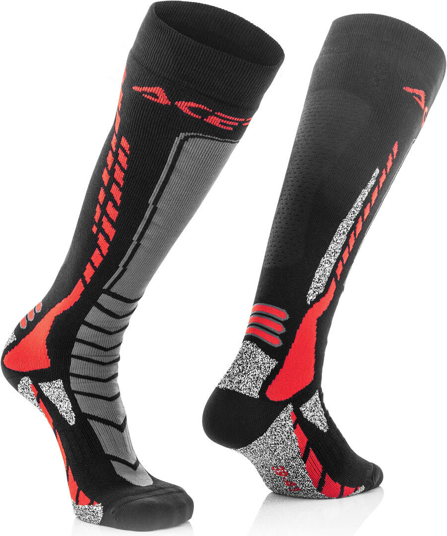 Носки Acerbis MX Pro, черный/красный