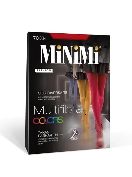 Колготки жен.mini multifibra colors 70 rosso mosto