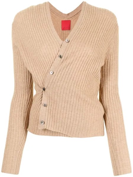 Cashmere In Love укороченный кардиган Inez в рубчик