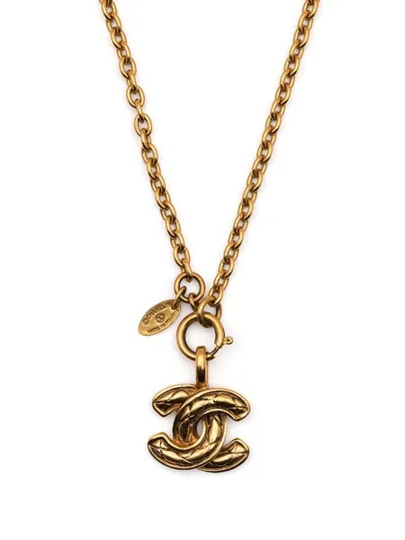 Chanel Pre-Owned колье 1980-1990-х годов с логотипом CC