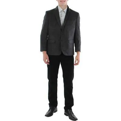 Мужской серый пиджак с двумя пуговицами Lauren Ralph Lauren Lacrosse Blazer 42S BHFO 4286