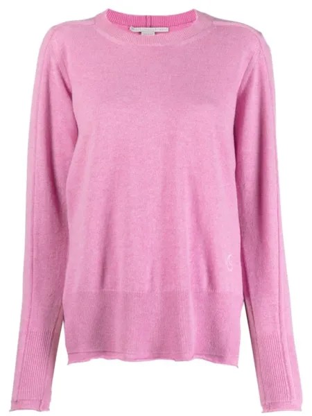 Stella McCartney джемпер тонкой вязки, розовый