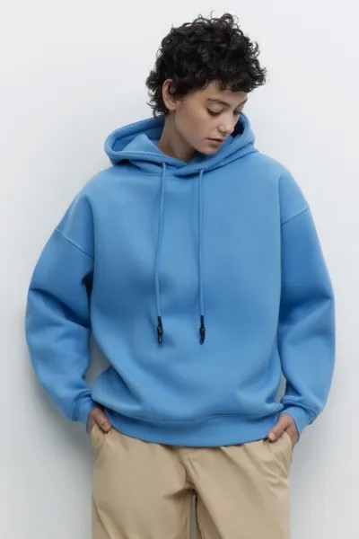 Худи oversize утепленная с начесом и капюшоном