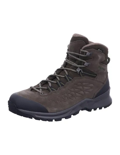 Ботинки LOWA Wanderstiefel EXPLORER II GTX MID, цвет schiefer/oliv