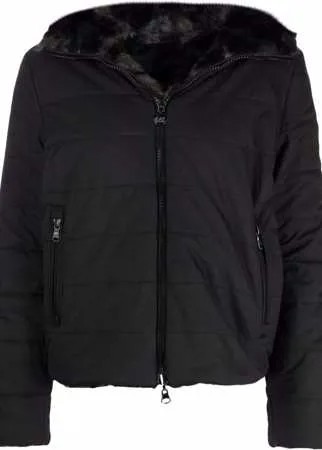Ea7 Emporio Armani двусторонняя куртка с капюшоном
