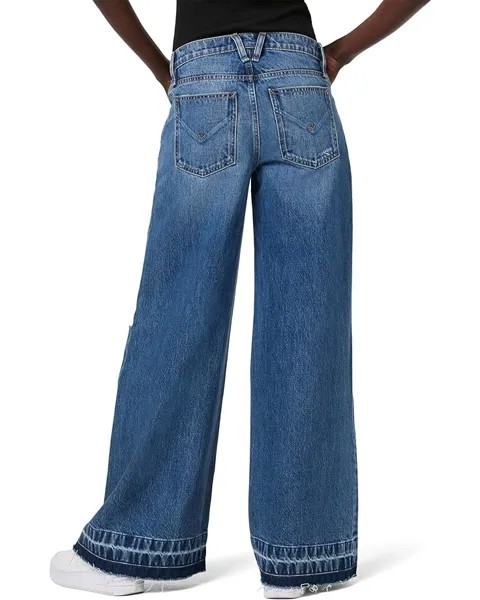 Джинсы Hudson Jeans Freya Mid-Rise Skater Pants in Rip Repair Winter, цвет Rip Repair Winter