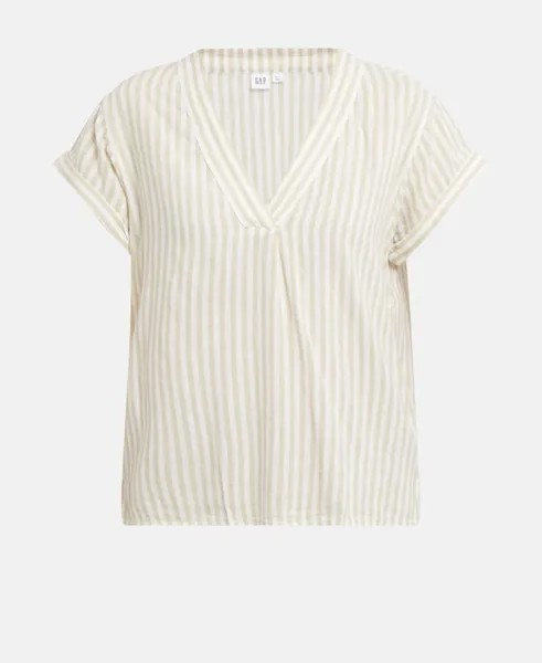 Рубашка блузка Gap, бежевый