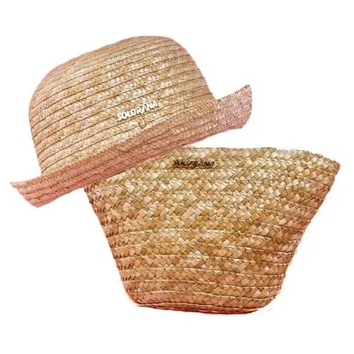 Комплект Solorana шляпа + сумка - Песочный XL(54-56)