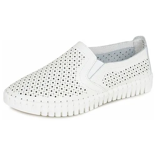Слипоны Alessio Nesca QDS21SS-2, размер 41 цвет белый