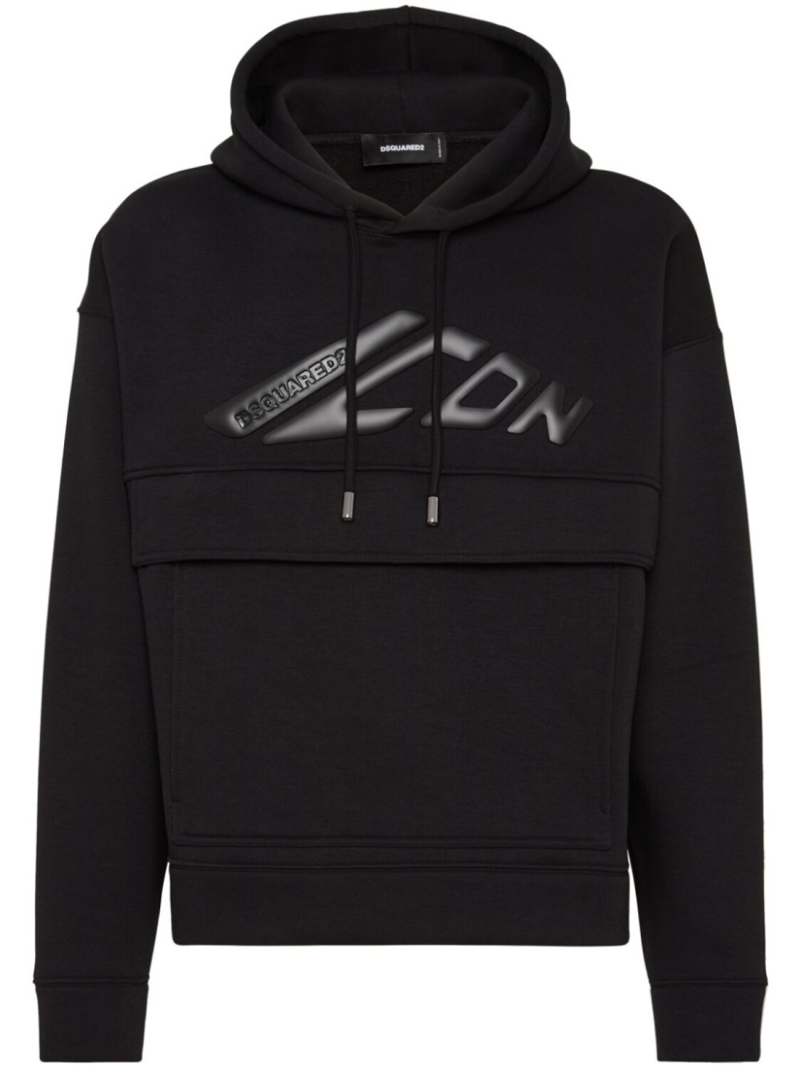 DSQUARED2 худи с аппликацией Icon, черный