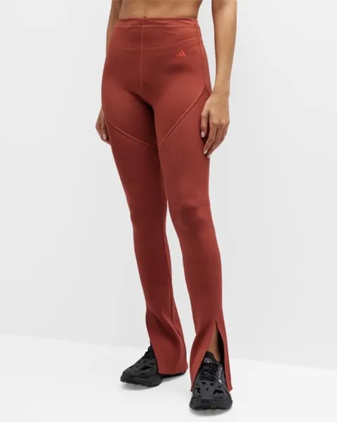Трикотажные расклешенные брюки TrueStrength adidas by Stella McCartney