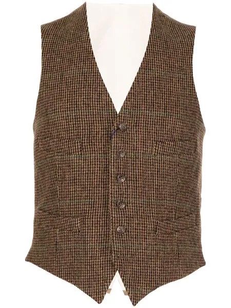 Polo Ralph Lauren houndstooth pattern waistcoat
