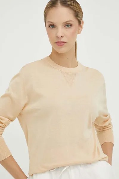 Хлопковый свитер G-Star Raw, желтый