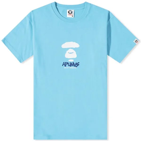 Камуфляжная футболка AAPE WDZ, синий