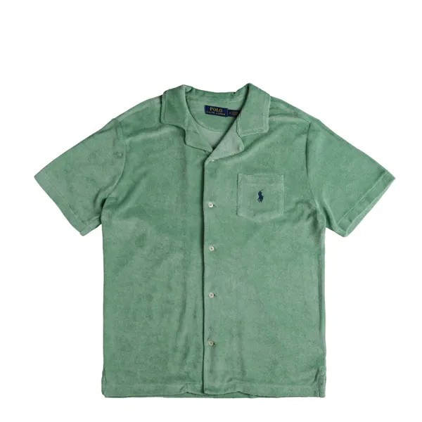 Рубашка Terry Camp Shirt Polo Ralph Lauren, цвет celadon