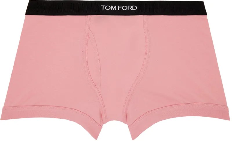 Розовые боксеры классического кроя Tom Ford, цвет Washed rose