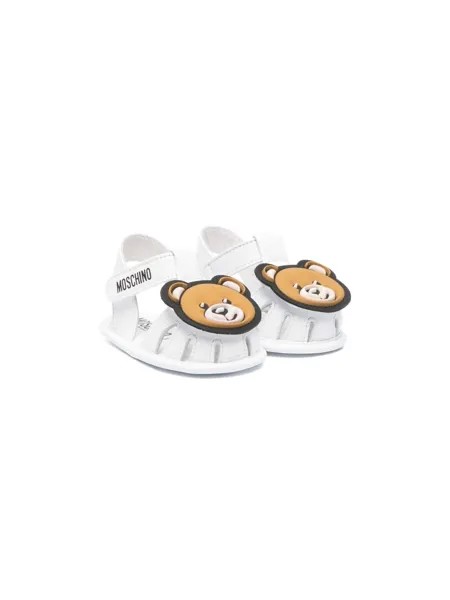 Moschino Kids сандалии Teddy с логотипом