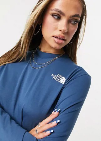 Темно-синий укороченный лонгслив The North Face Nekku – эксклюзивно для ASOS