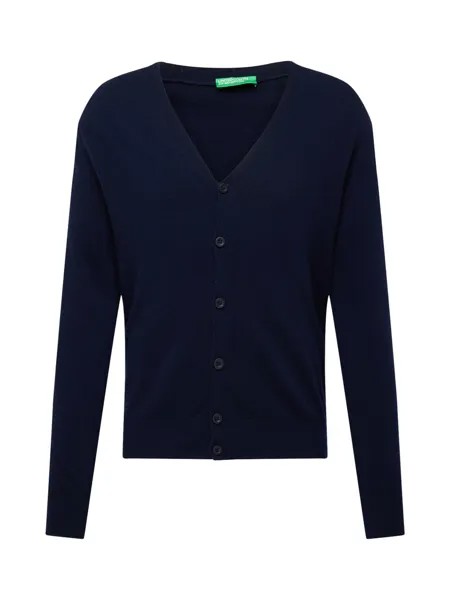 Вязаный кардиган United Colors Of Benetton, ночной синий