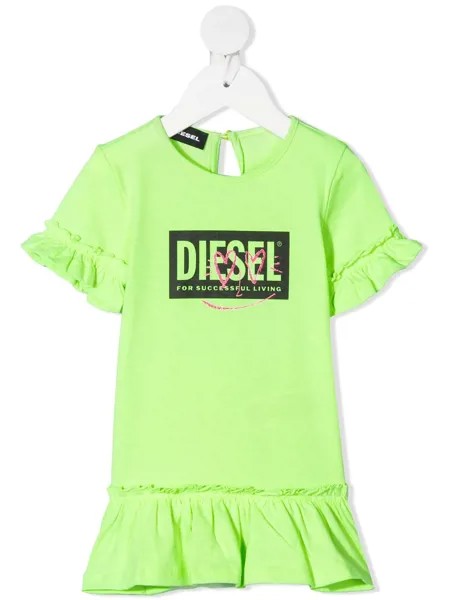 Diesel Kids платье-футболка с логотипом