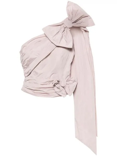 Viktor & Rolf блузка на одно плечо, розовый