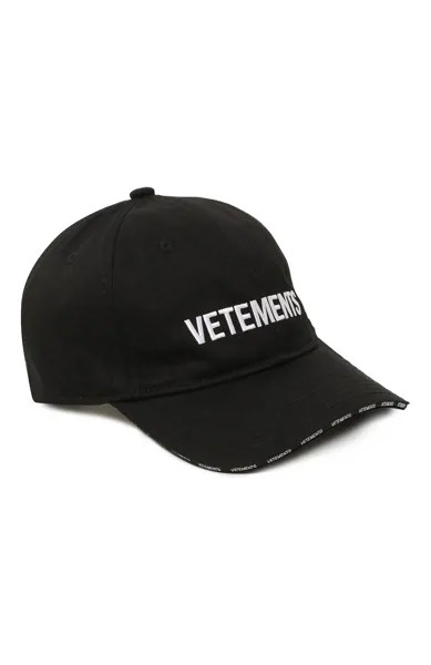 Хлопковая бейсболка VETEMENTS