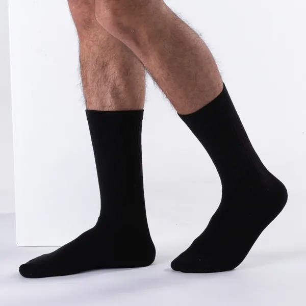 Мужские носки для экипажа (5 шт.), черный