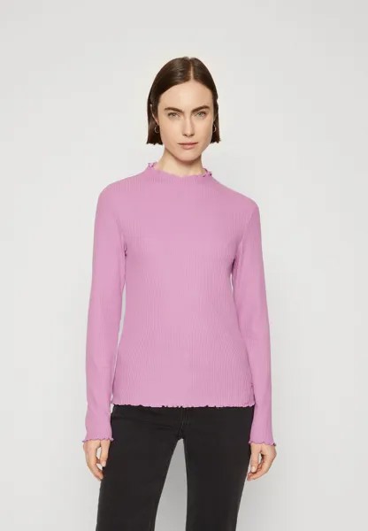 Топ с длинными рукавами LONGSLEEVE TURTLENECK RUFFLES HEM Marc O'Polo DENIM, цвет periwinkle