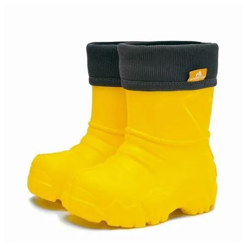 Сапоги резиновые для мальчиков, цвет желтый, размер 32-33, бренд NordMan, артикул 3-111-Y06 Kids