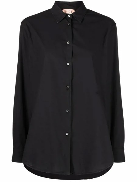 Nº21 long-sleeve cotton shirt