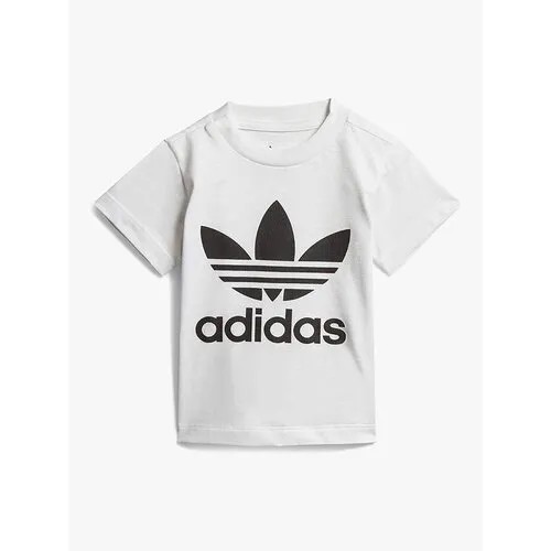 Футболка adidas, размер 68, белый