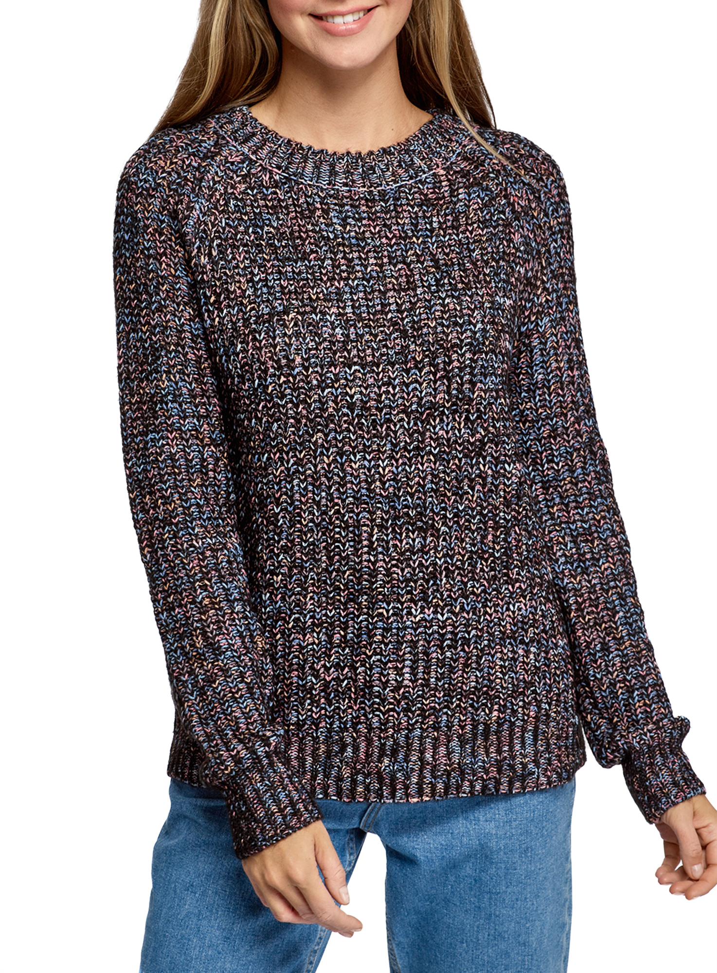 Джемпер женский oodji 63805349 черный XS