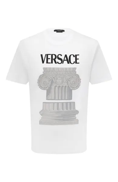 Хлопковая футболка Versace